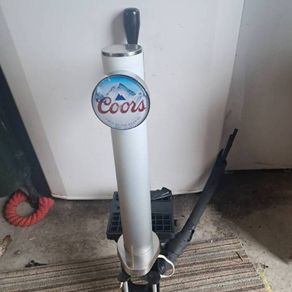 beer cooler and taps..