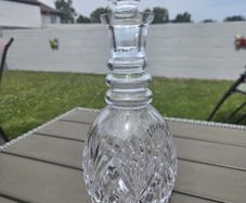 Heavy Crystal 3 Ring Decanter