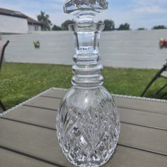 Heavy Crystal 3 Ring Decanter