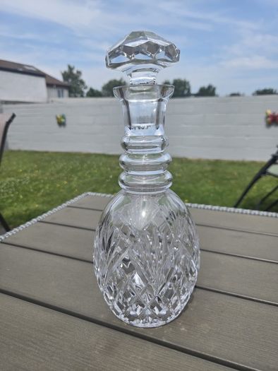 Heavy Crystal 3 Ring Decanter