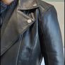 Karl Lagerfeld's Ikonik Odina Women's Biker Leather Jacket Image 4