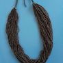Brown -  Necklace -  Glass Seed Beads Image 2