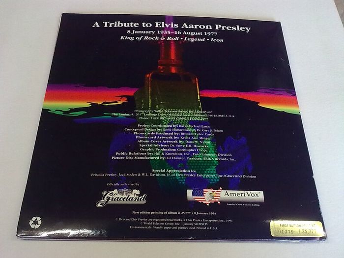 The World of Elvis AmeriVox callcard collection Elvis Presley