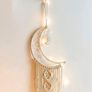 Macrame Wall Hanging with LED Light,Moon Dream Catcher Woven Wall Tapestry Bohemian (MULTIPLE STYLES) Image 7