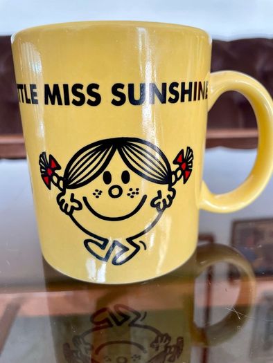 Retro Little Miss Sunshine Mug Yellow Ceramic Mr Men