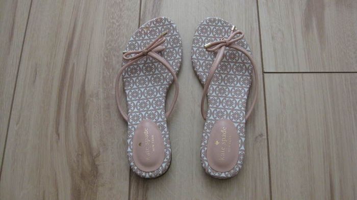 Kate Spade New York Mystic ladies sandals beige/mink/pink size uk 7.5/EU 40/US 9.5