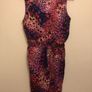 River island pink leopard print dress (size 12) Image 3