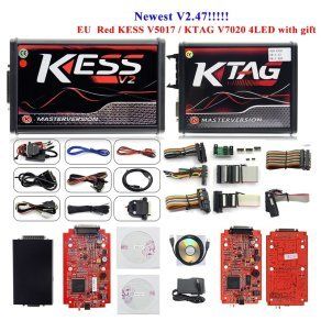 Ktag V7.020 Red Online V2.47 Kess V2 5.017 Ecu Programmer.