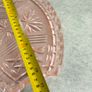Vintage Art Deco Pink Glass Tray. Image 2