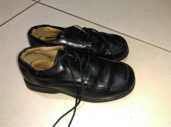 Dubarry Boys School  Leather Black Shoes, Size 1 UK / 33EU