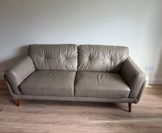 Leather couch