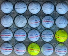 20 used Callaway Chrome Soft/Tour grade B golf balls