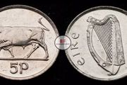 [#2050..] - Ireland 1998 | Irish 5 Pence | Bull | KM.28 | MS