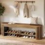 Rustic Brown Furniture (Free Delivery) For hallway, bedroom, shoe storage Image 5