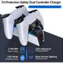 PS5 Charging Station - 2H Fast Charge with LED Light, Upgrade Dock for PS5 Dualsense Controller Image 7