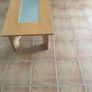 Coffee table large with glass centre in great condition. Image 2