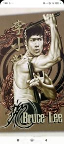 Vtg License Bruce Lee Poster