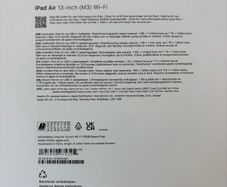 iPad Air 13 inch M3 128gb