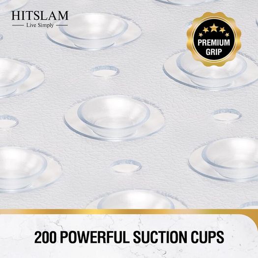 HITSLAM Non Slip Bath Mat for Tub 101 x 40 cm Clear Shower Mat - Brand New