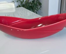 M&S Red Decorative Bowl