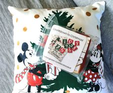 Disney Christmas Advent Cushion