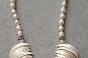 Pearl and mother of pearl necklace