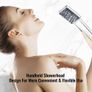 5 in 1 fashion Shower Tower Panel Stainless Steel with shower screen bathroom electric shower (FREE SHIPPING) Image 3