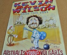 Rare - Promotional Poster For Kevin 'bloody' Wilson At The Cork Opera House 2005