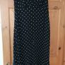 dress size 14 stretch material zip open to back nice button front detailing Image 3