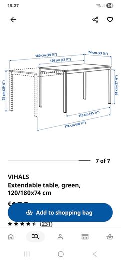 extendable dining table