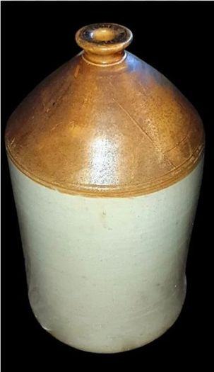 Antique Large 22ins Stoneware Flagon John Cookes