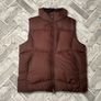 Vintage Ralph Lauren Ladies Down Gilet Size Medium Brown Image 2