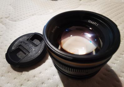 Kamlan 50mm 1.1 Fuji Fujifilm x Lens