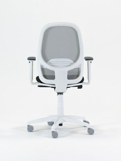 Andy Mesh Back Ergonomic Operators Chair White Frame