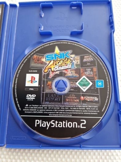SNK Arcade Classics Volume 1 PlayStation2 Ps2 Games Original
