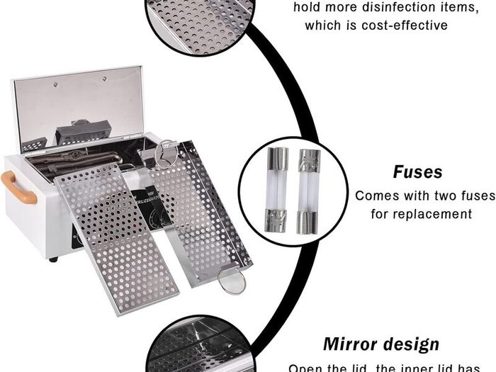 2.2L Dry Heat Sterilizer Cabinet with Timer  High Temperature