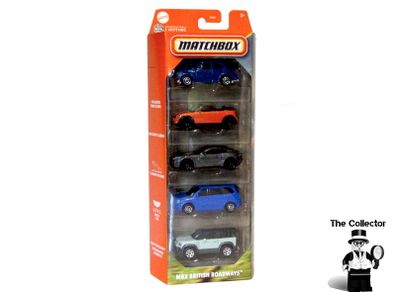 Matchbox Mattel Mbx British Roadways 5 Pack Assortment Brand New Sealed