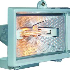 Elro HL120A 120 Watt Metal Halogen Floodlight, Silver