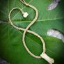 1 Tribal Style Ethically Sourced Bone and Cord Necklace Image 2