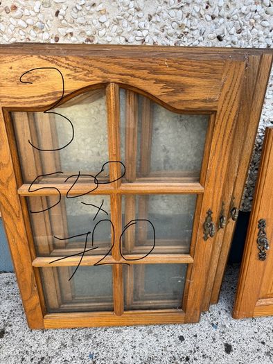 Walnut Kitchen cabinet doors variety of sizes