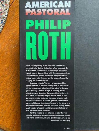 Philip Roth - American Pastoral