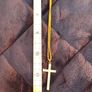 9ct gold cross and chain Image 2