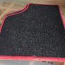 Original Classic Car - Mini Floor mats with Red trim Image 3