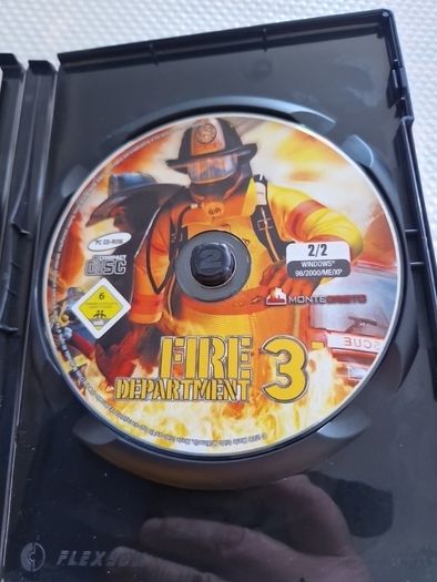 PC Cd Rom Fire Department 3 Games Original