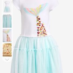 Billieblush Mermaid dress age 10