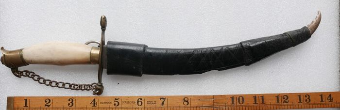 Vintage European Victory Pure Steel Knife Dagger Sword Antique