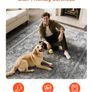Large 8 x 10 ft Washable Rug, Non-Slip and Tear-Resistant Soft Carpet, Pet & Child Friendly Vintage Area Rugs Image 4
