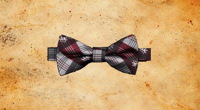 Red Tiger Clip Bowtie