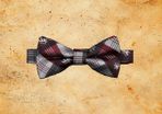 Red Tiger Clip Bowtie