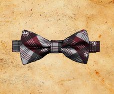 Red Tiger Clip Bowtie